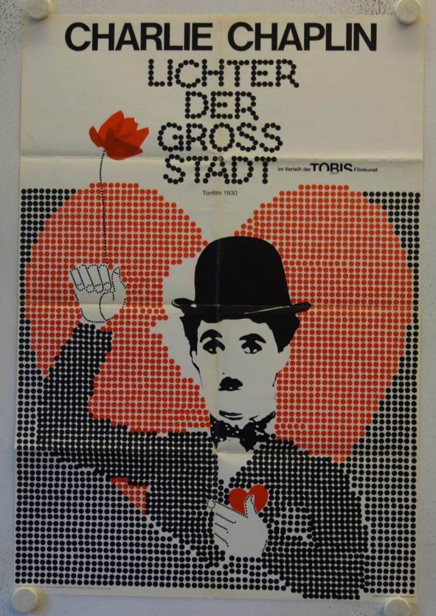 City Lights re-release german movie poster